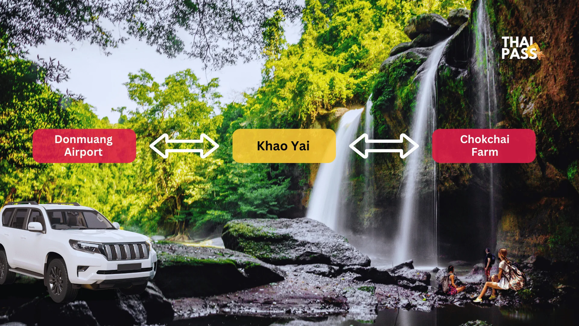 Private Transfer from Donmuang Airpor to Khao Yai and Chokchai Farm with Airport representative