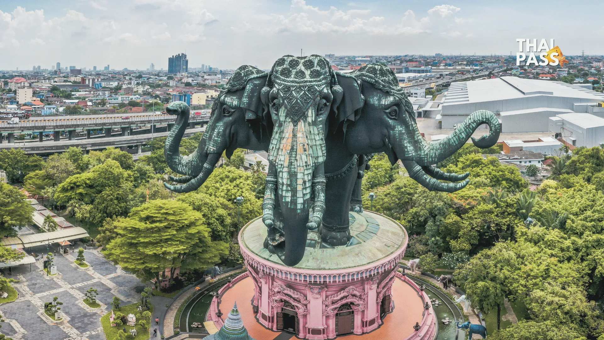 Explore The Giant Three-Headed Elephant - The Ancient City - Bang Pu Seaside