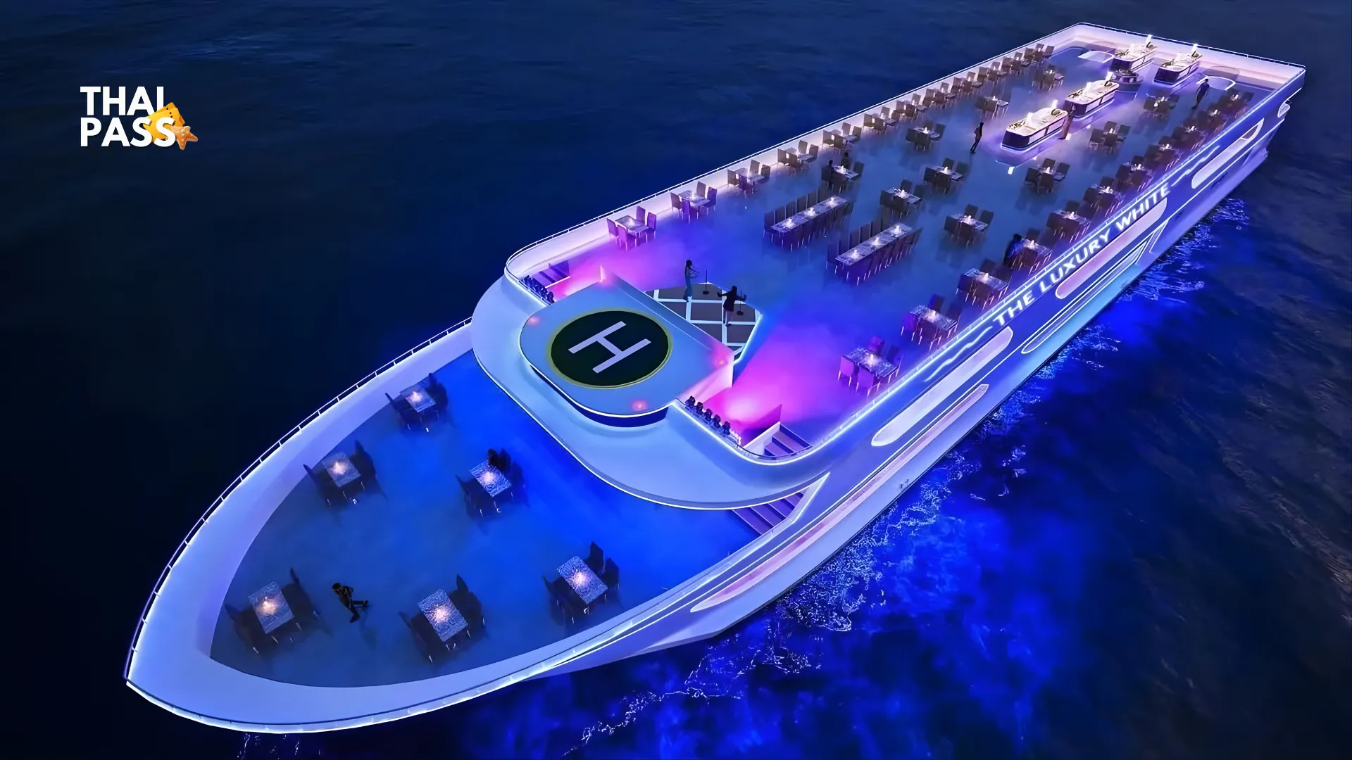 The Luxury White Dinner Cruise at ICONSIAM - Thai Pass