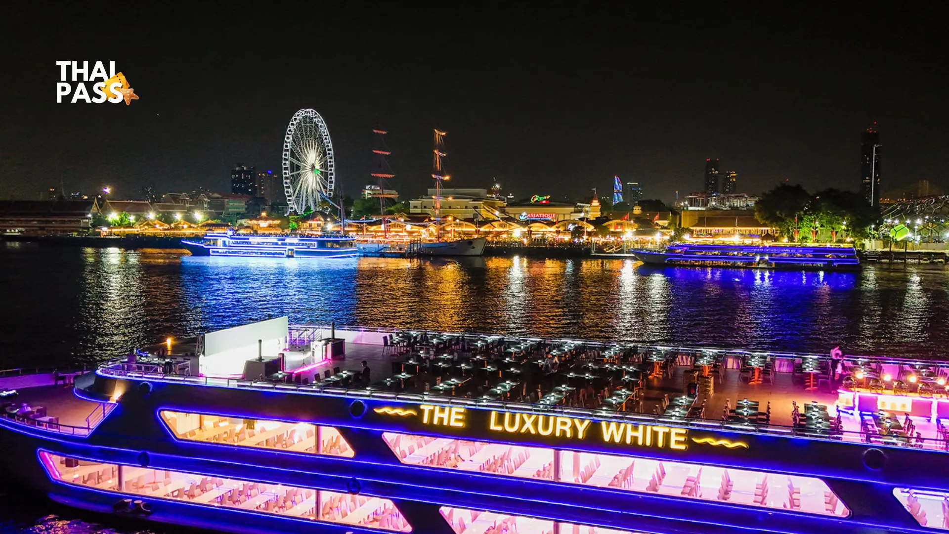 The Luxury White Dinner Cruise at ICONSIAM - Thai Pass
