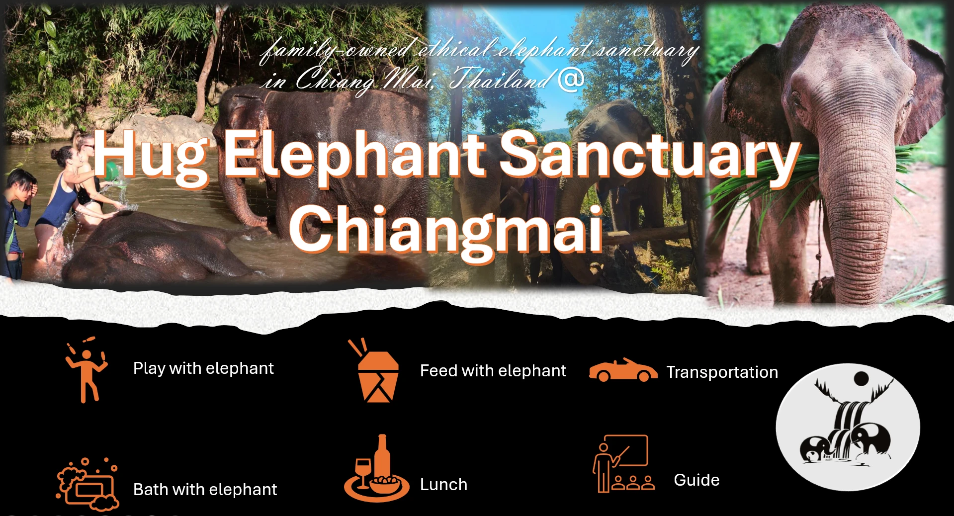 Hug Elephant Sanctuary Chiangmai_thumbnail_thethaipass.com