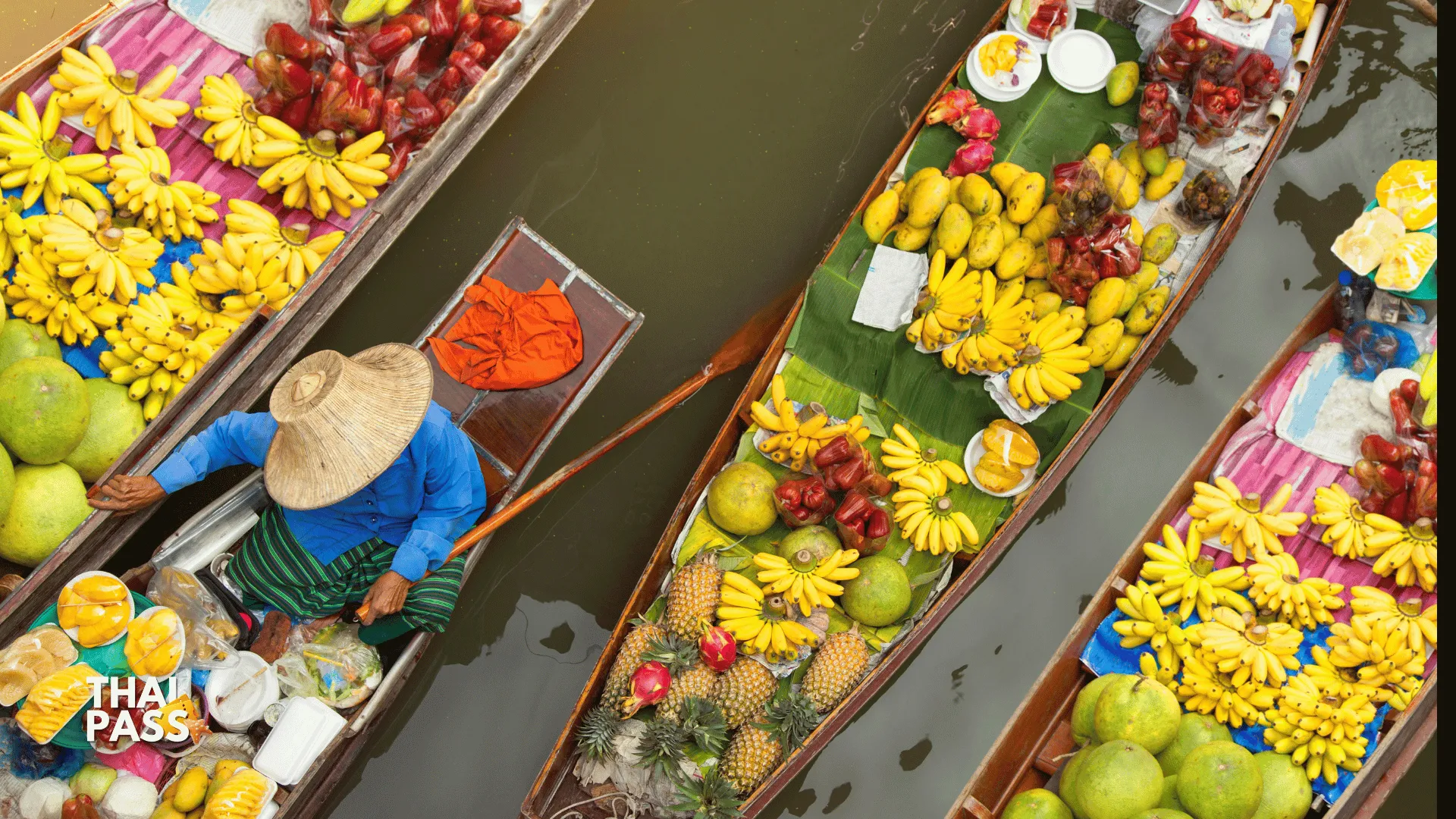 From Bangkok : Half day Damnoen Saduak Floating Market Tour and Thai house with English Guide_thumbnail_thethaipass.com