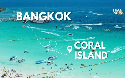 From Bangkok: Day Trip to Pattaya City & Koh Larn / Coral Island Tour From Bangkok with English Guide