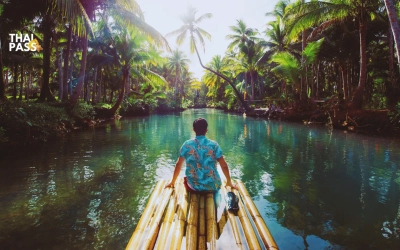 Enjoy Chiang Mai Bamboo Rafting Along the Mae Wang River