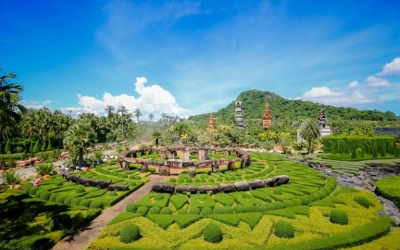 Nong Nooch Tropical Garden Pattaya (Group Min.11 Pax)Thai Pass