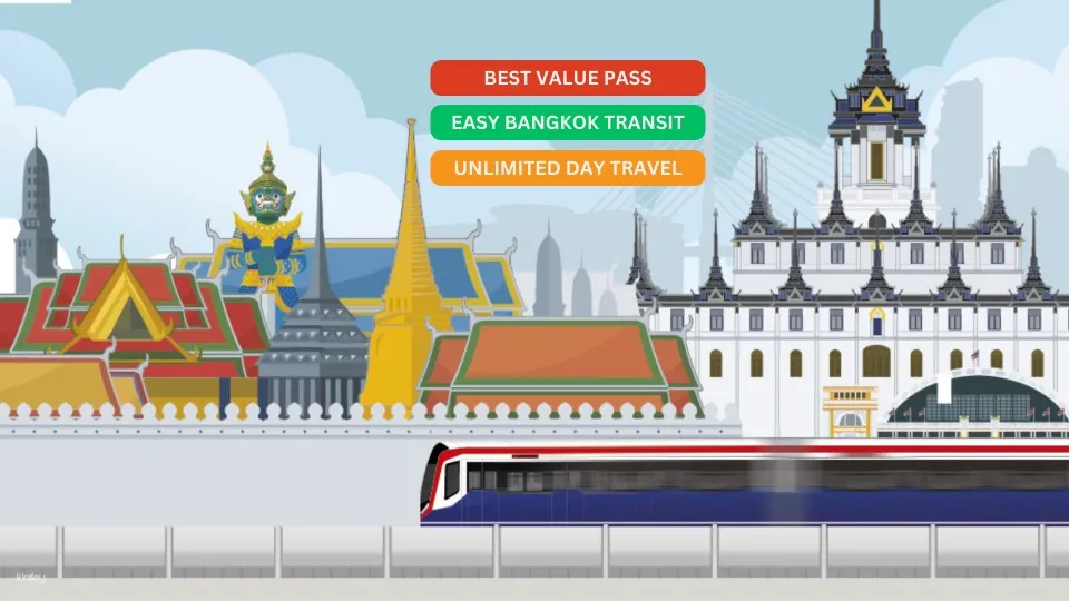 Bangkok BTS Skytrain One-Day Pass（Buy SIM Card to get special offer）