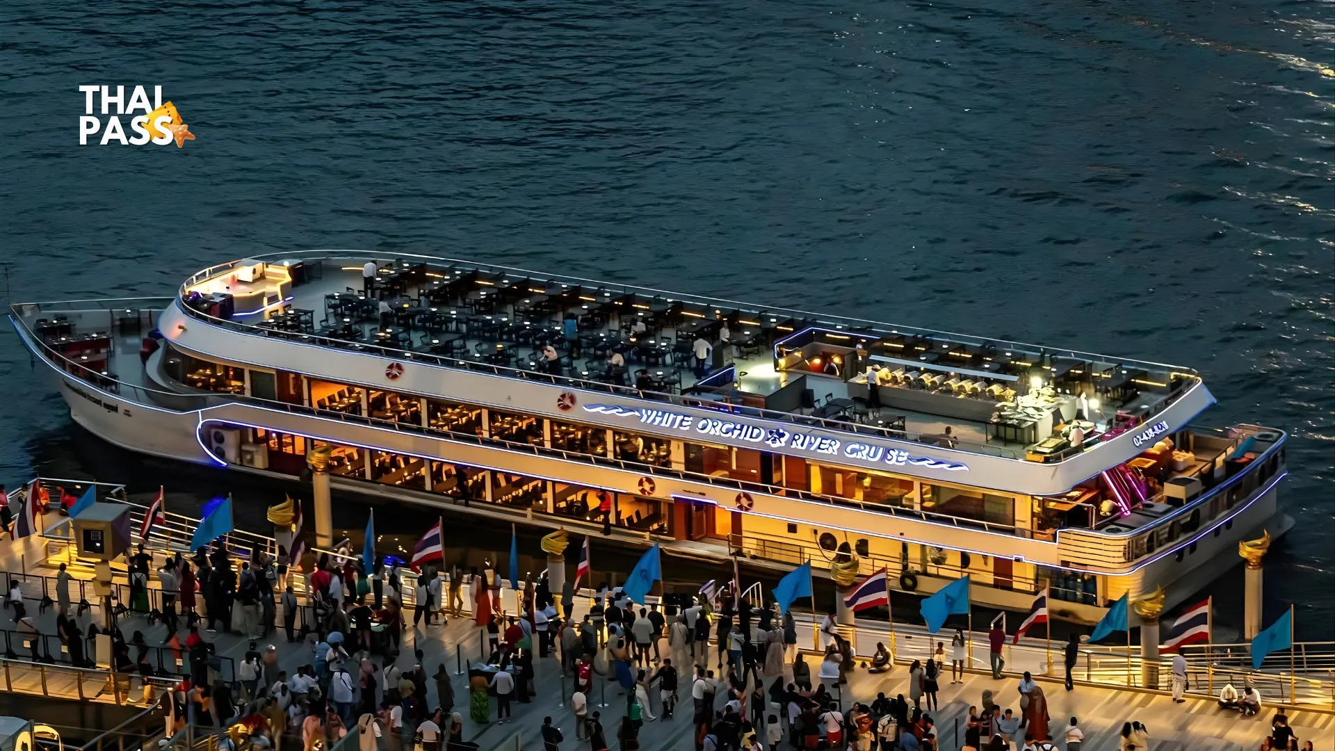 Chao Phraya White Orchid Dinner Cruise, Bangkok_thumbnail_thethaipass.com