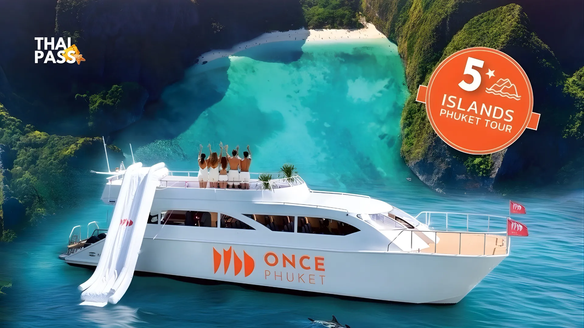 Phi Phi, Maya, Bamboo, Khai, Maiton Join Tour by Once Yachting Phuket_thumbnail_thethaipass.com